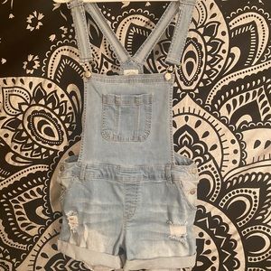 Jean Short Overalls